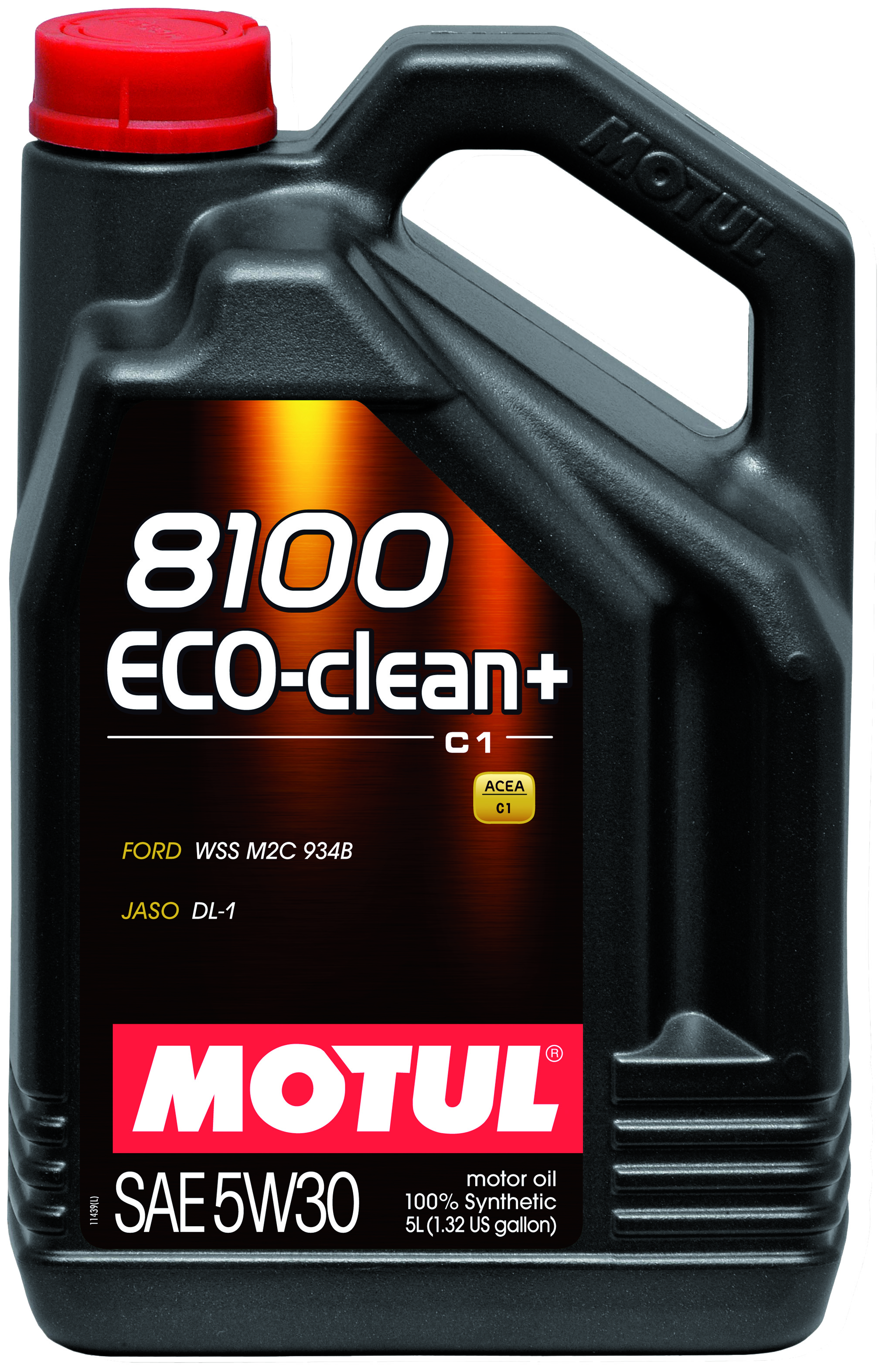 MOTUL 8100 ECO-CLEAN+ 5W30 - 5L - Synthetic Engine Oil